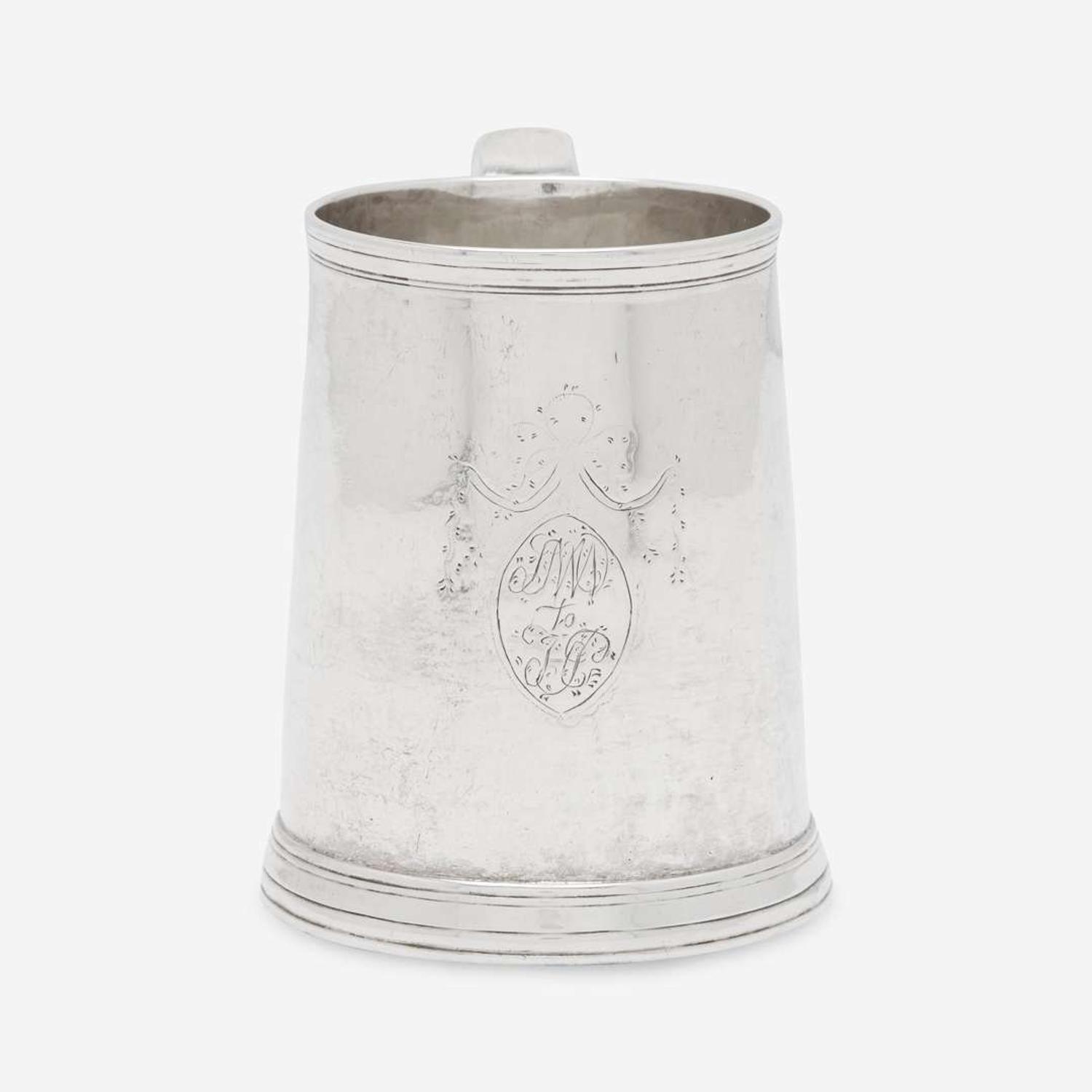 A silver cann Samuel Edwards (1705-1762), Boston, MA, circa 1730