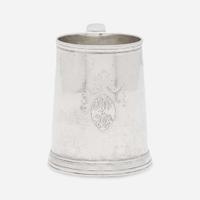 A silver cann Samuel Edwards (1705-1762), Boston, MA, circa 1730