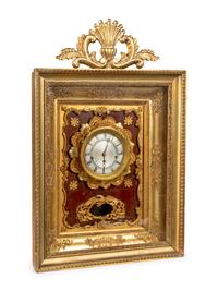 An Austrian Giltwood Wall Clock