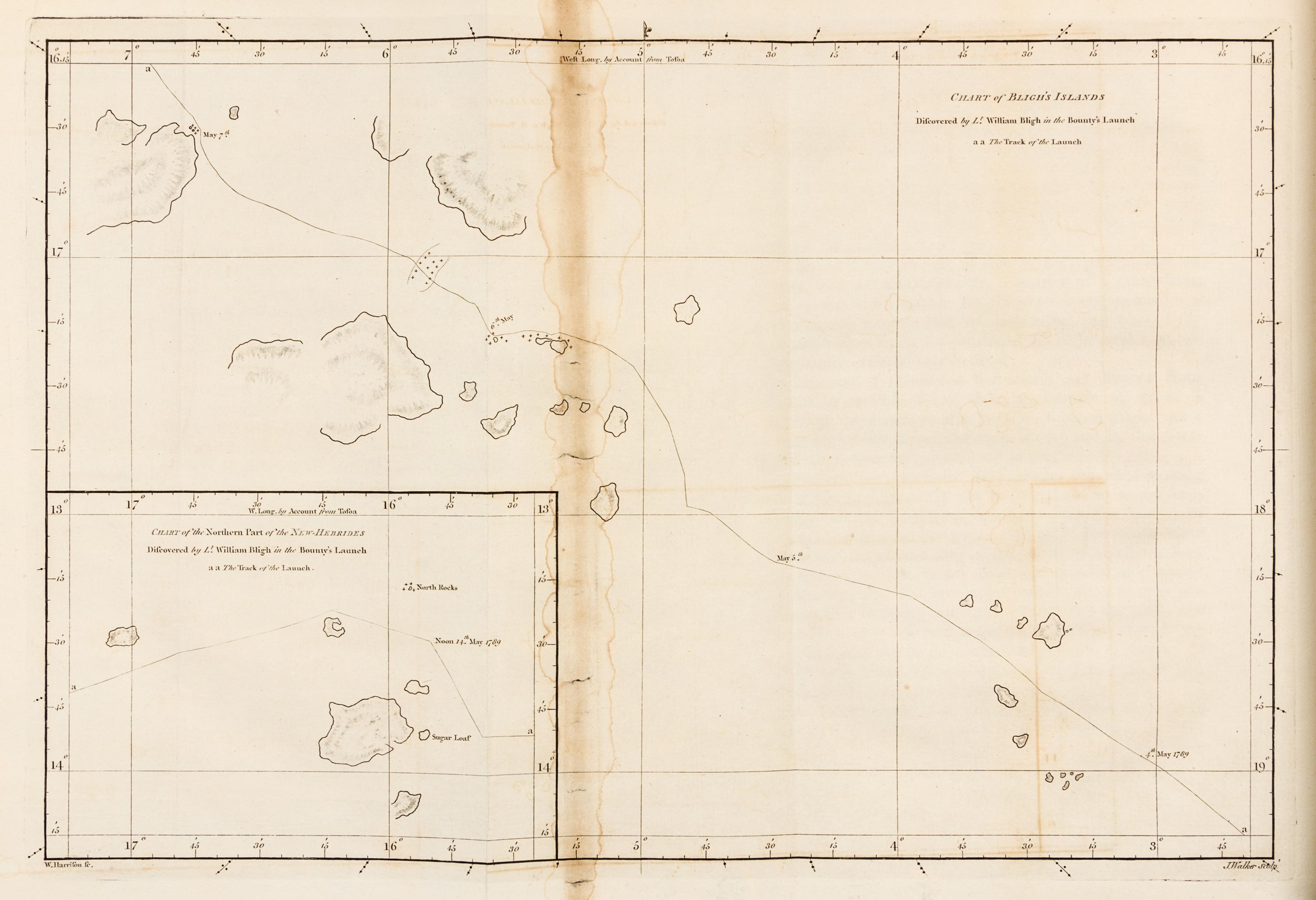 BLIGH, William (1754-1817). A Voyage to the South Sea. London, 1792. FIRST EDITION.