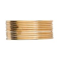 COLLECTION OF YELLOW GOLD BANGLE BRACELETS