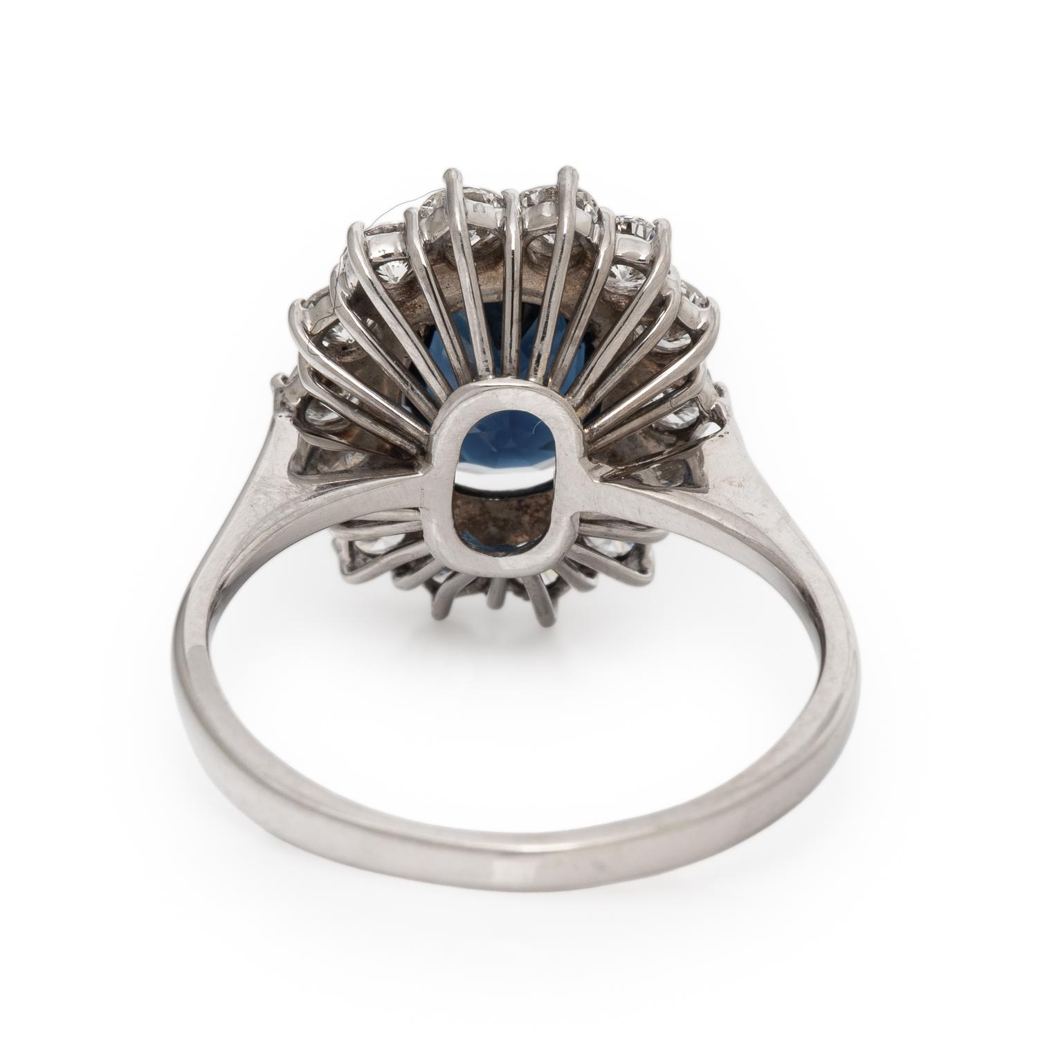 Sapphire and Diamond Ring