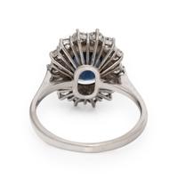 Sapphire and Diamond Ring
