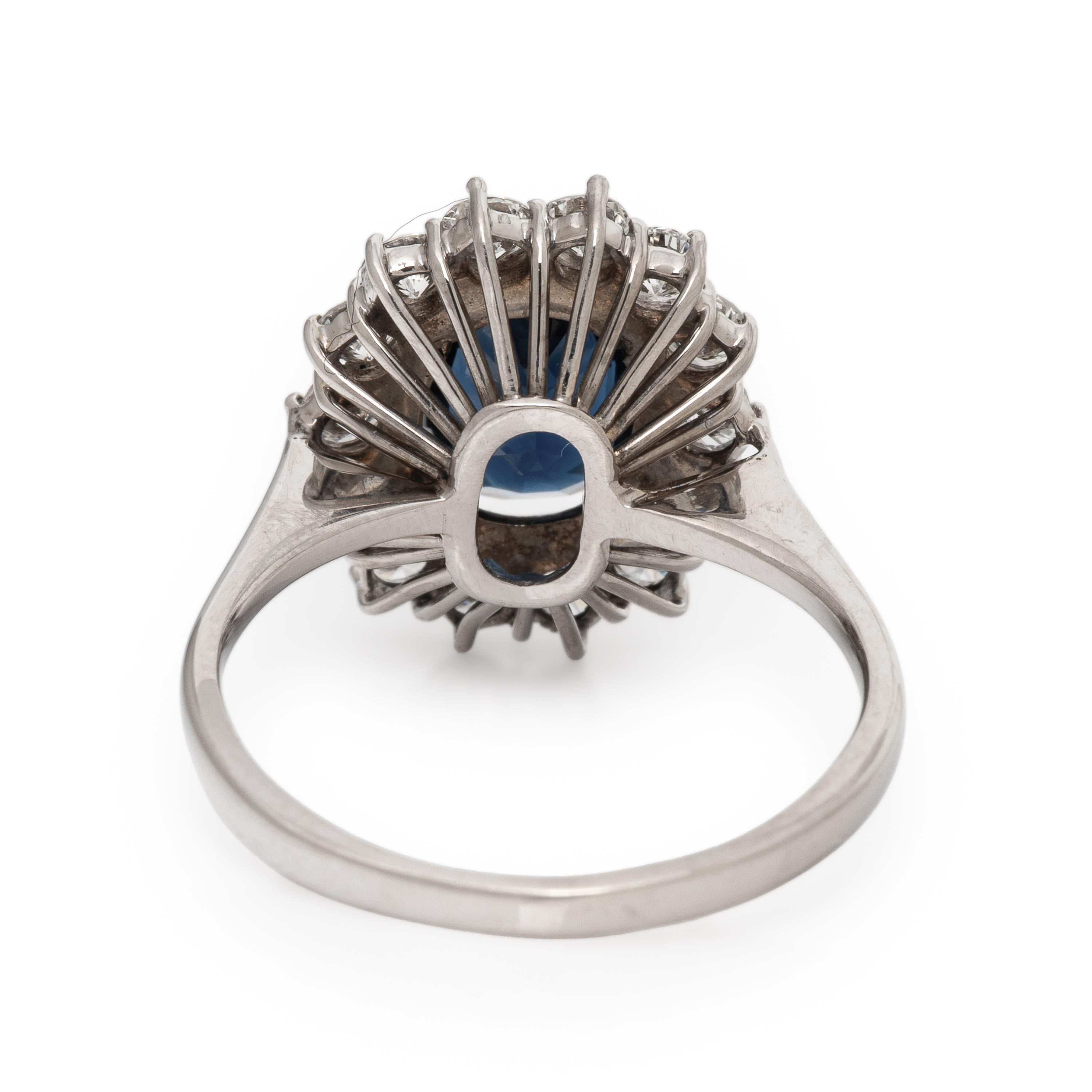 Sapphire and Diamond Ring