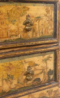A Venetian Painted Secretary Bureau