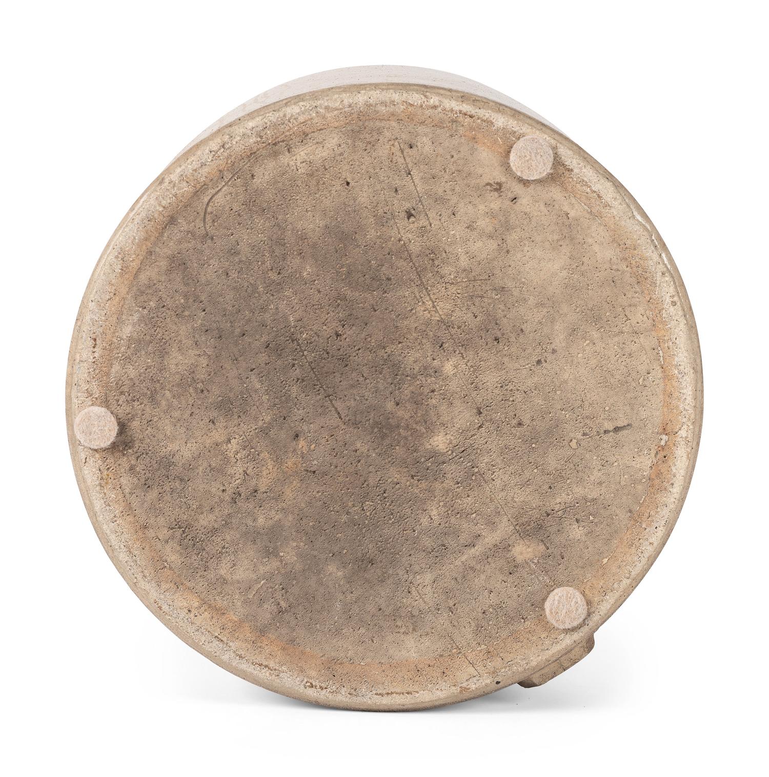 An Ohio Script Painted Stoneware Water Cooler