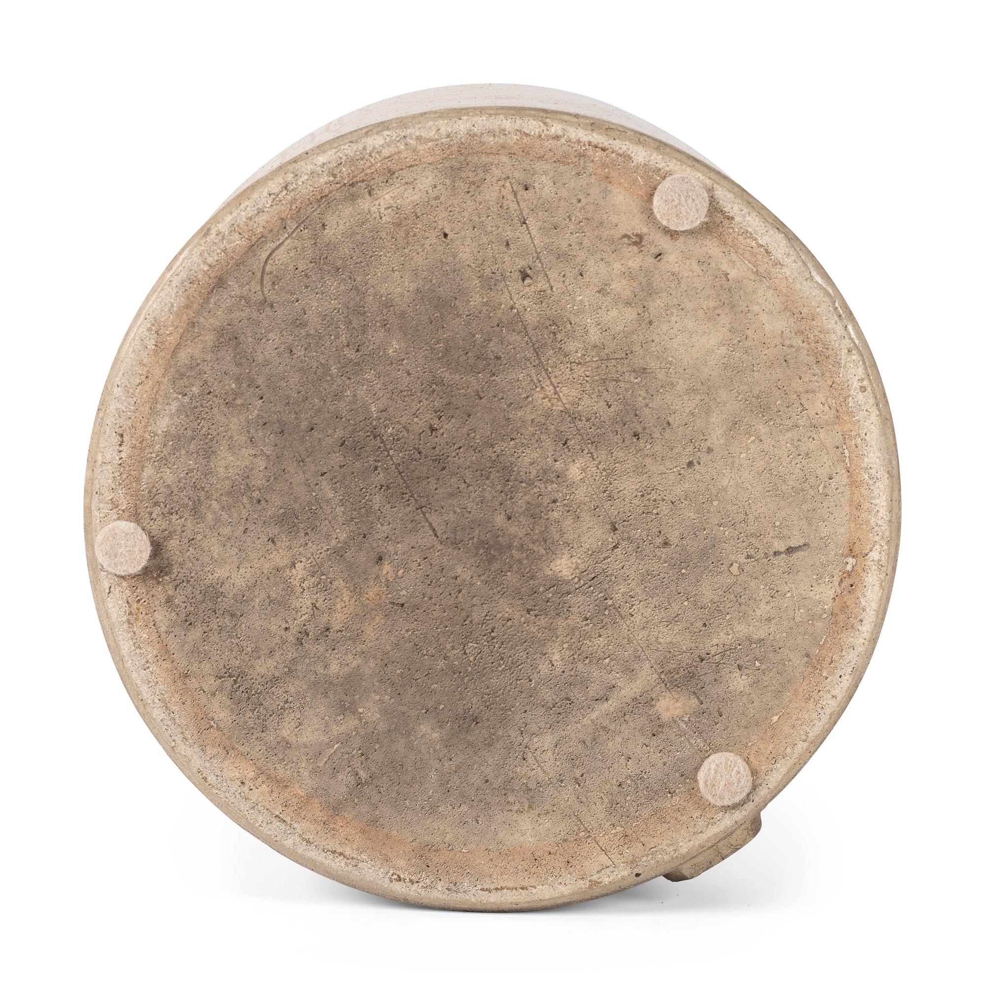 An Ohio Script Painted Stoneware Water Cooler