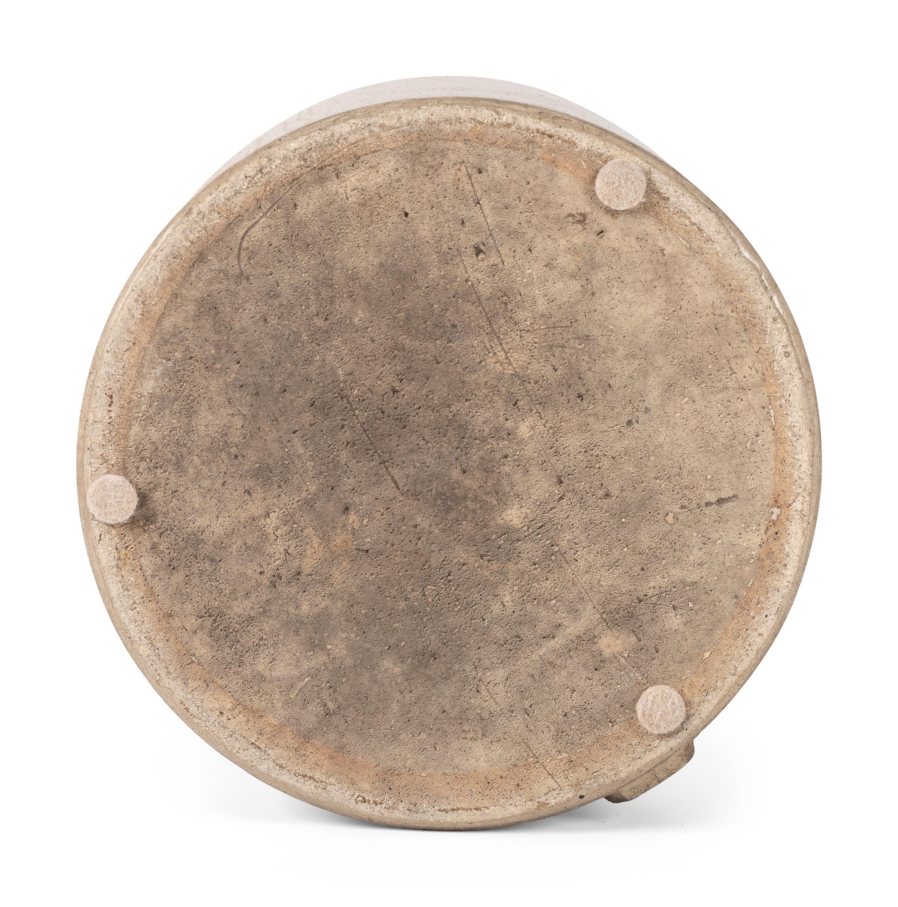 An Ohio Script Painted Stoneware Water Cooler