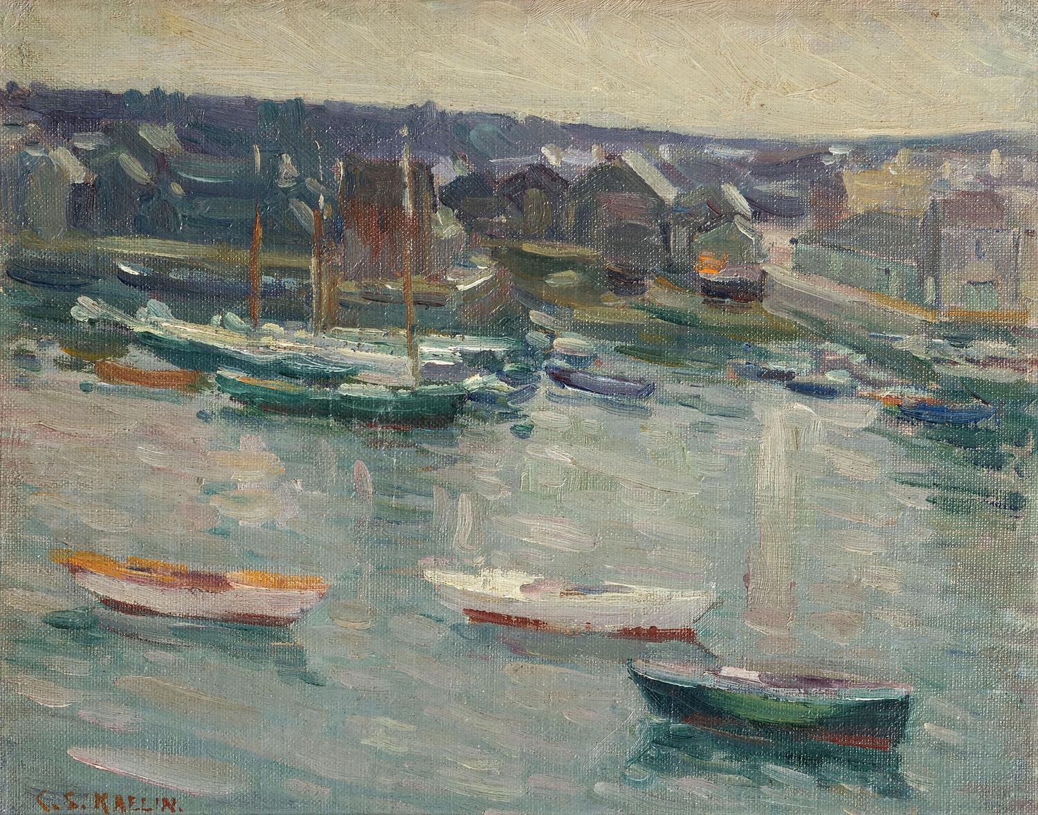 Rockport Harbor Scene