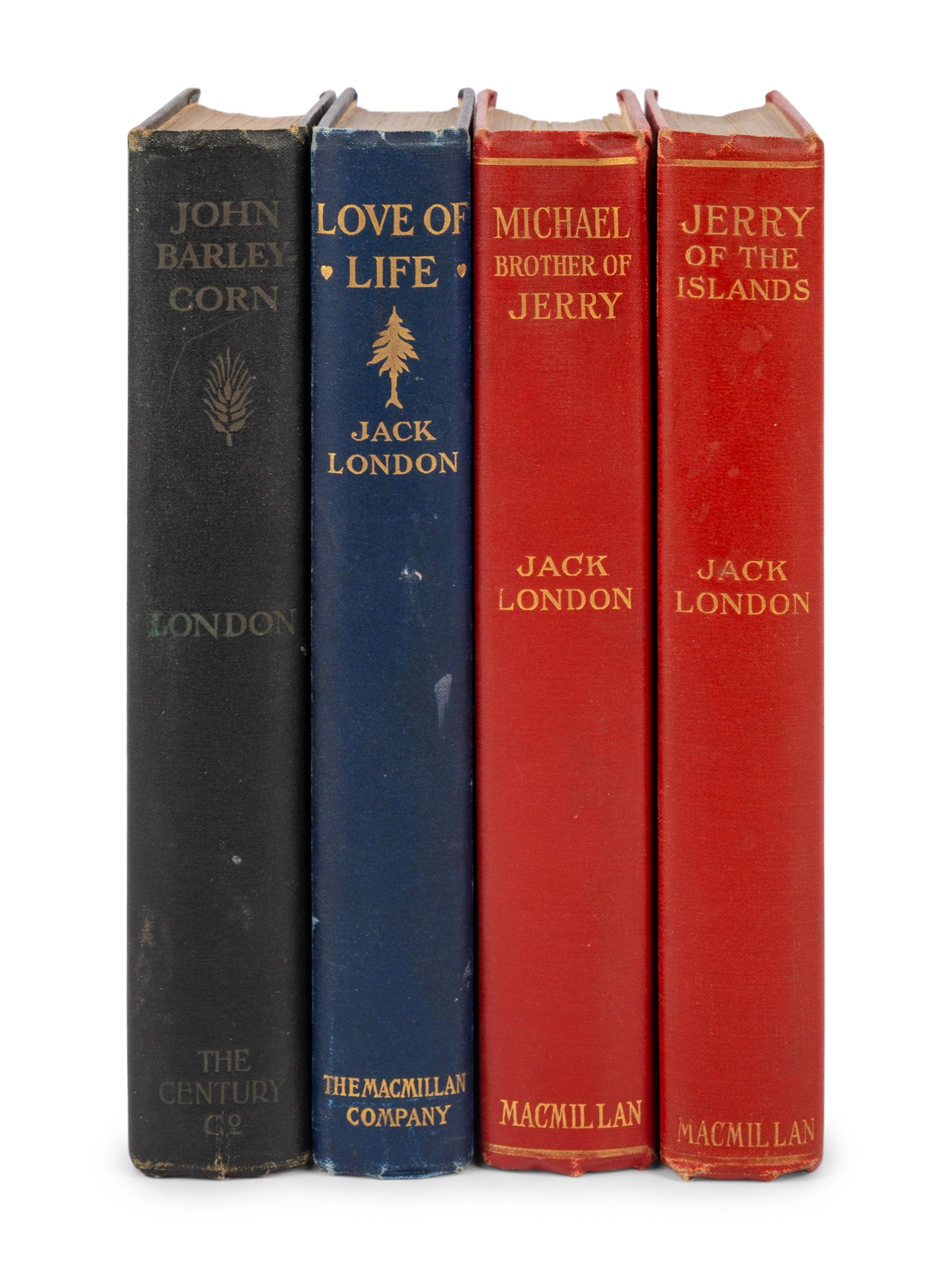 LONDON, Jack (1876-1916). A group of 11 FIRST EDITION works, including:
