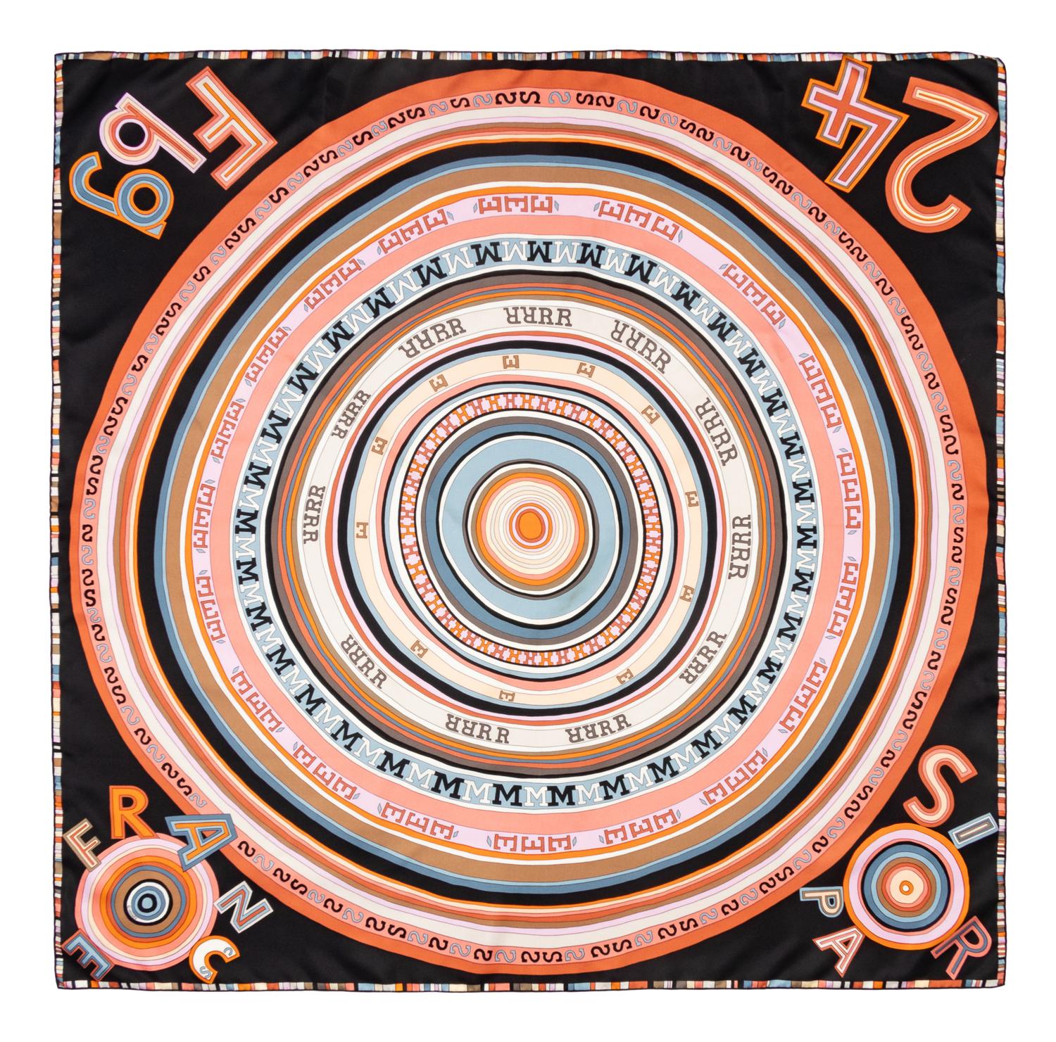 Hermès, Four Scarves of Varying Sizes