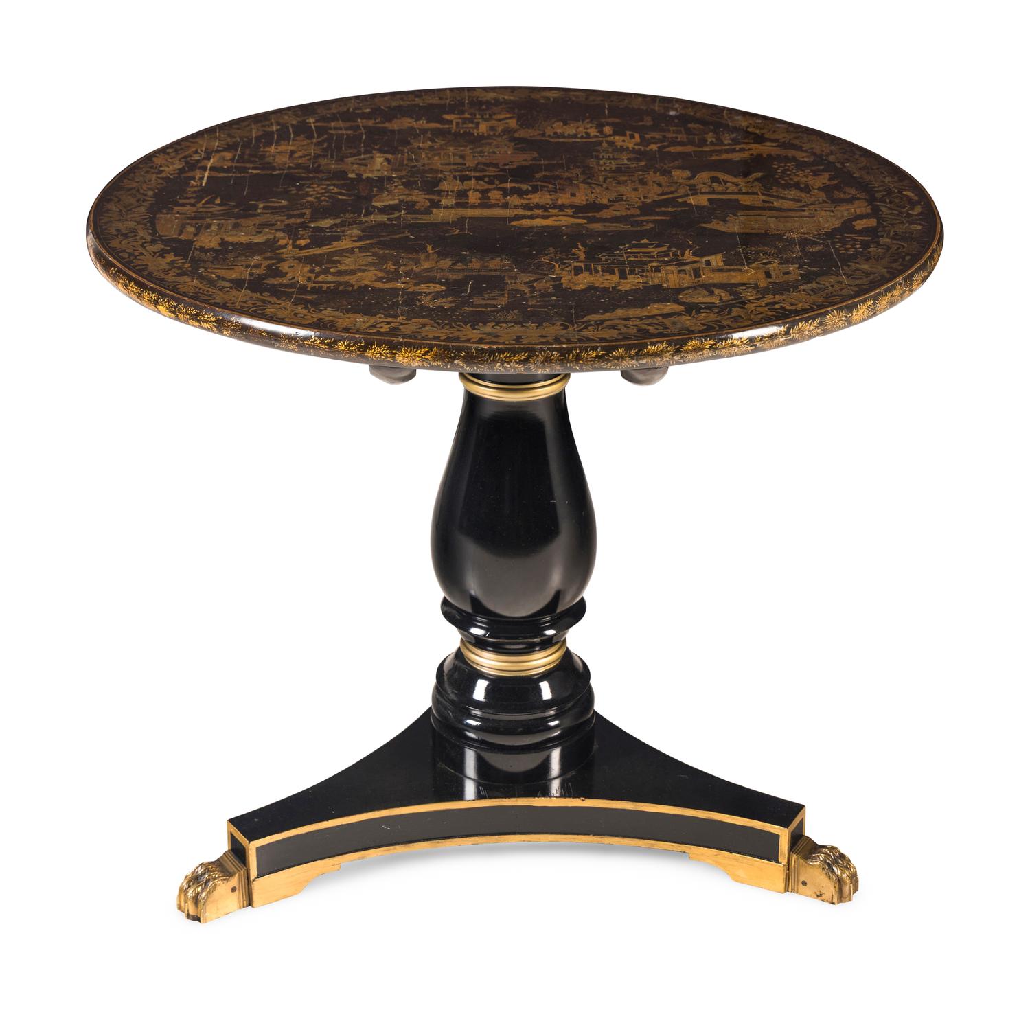 A Chinese Export Lacquer Table