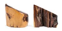 Don S. Shoemaker, (American/Mexican, 1920-1990), a pair of Cocobolo wood bookends
