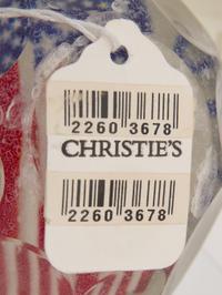 A Group of Seven American Commemorative Glass Paperweights Diameter of largest 3 1/2 inches
