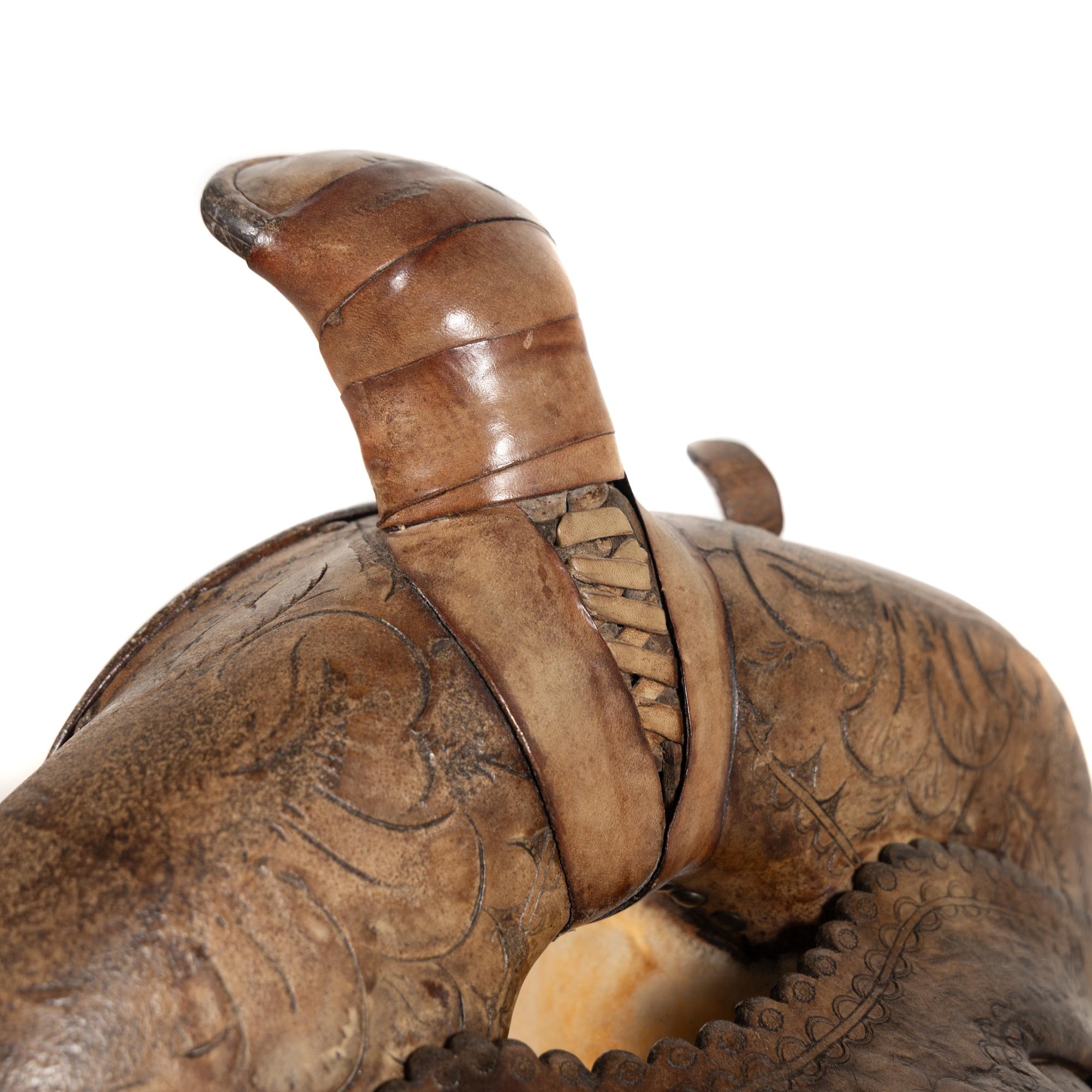 A High-Backed Western Saddle, by Miles City Saddlery