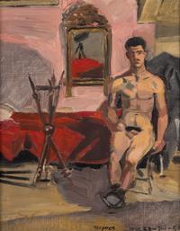 Untitled (Seated Man), c. 1953-54