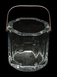 A Cartier Glass Ice Bucket by Strömbergshyttan, Sweden