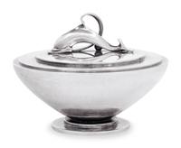 A Harald Nielsen for Georg Jensen Silver Covered Bowl