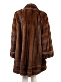 Michael Forrest Brown Mink Coat, 1980-90s
