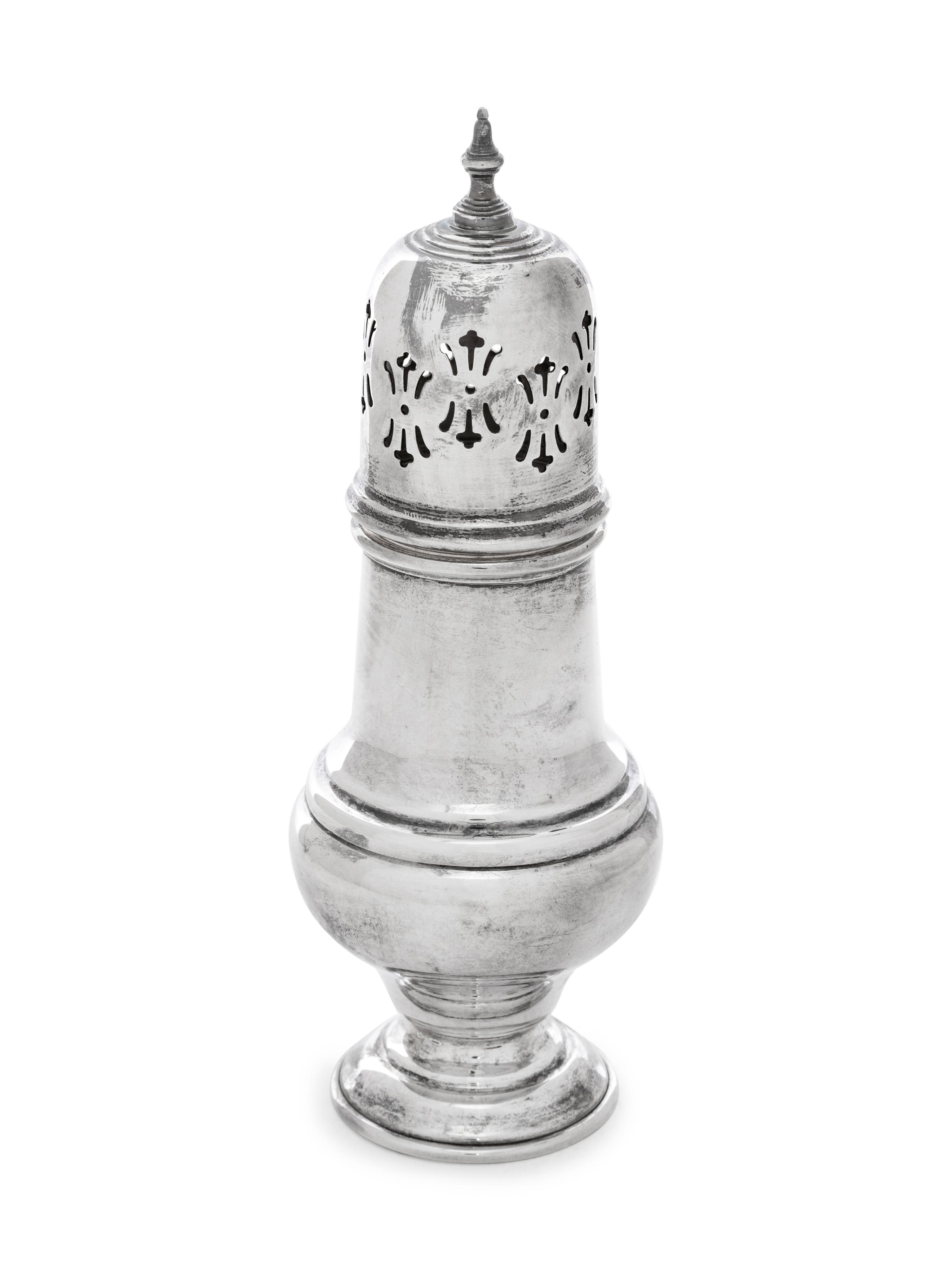 An English Silver-Plate Muffineer