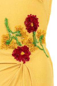 Three Dresses; One Rosenstein, One Yellow Crepe, One Black with Soutache, 1940s