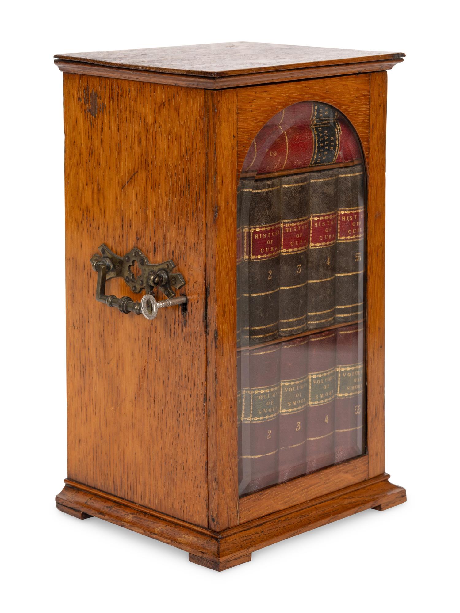 A Victorian Tromp l'Oeil Oak Sentry Box
