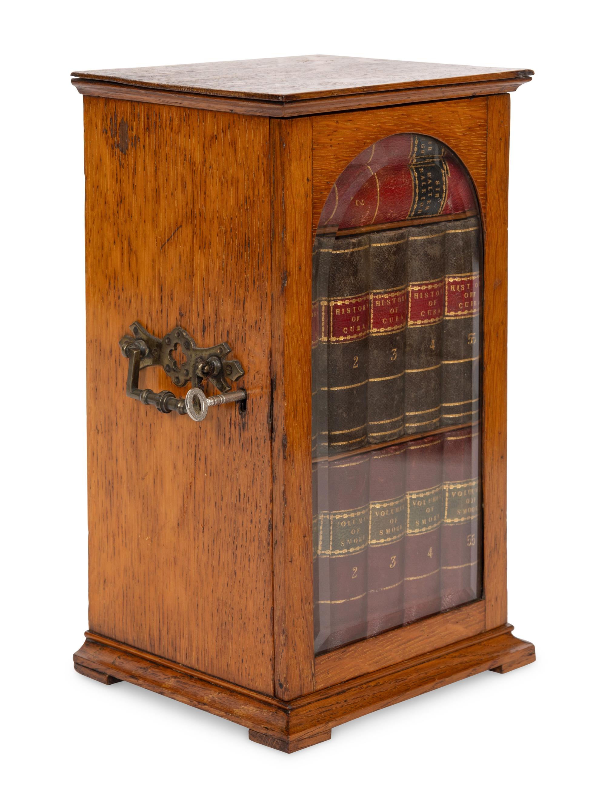 A Victorian Tromp l'Oeil Oak Sentry Box