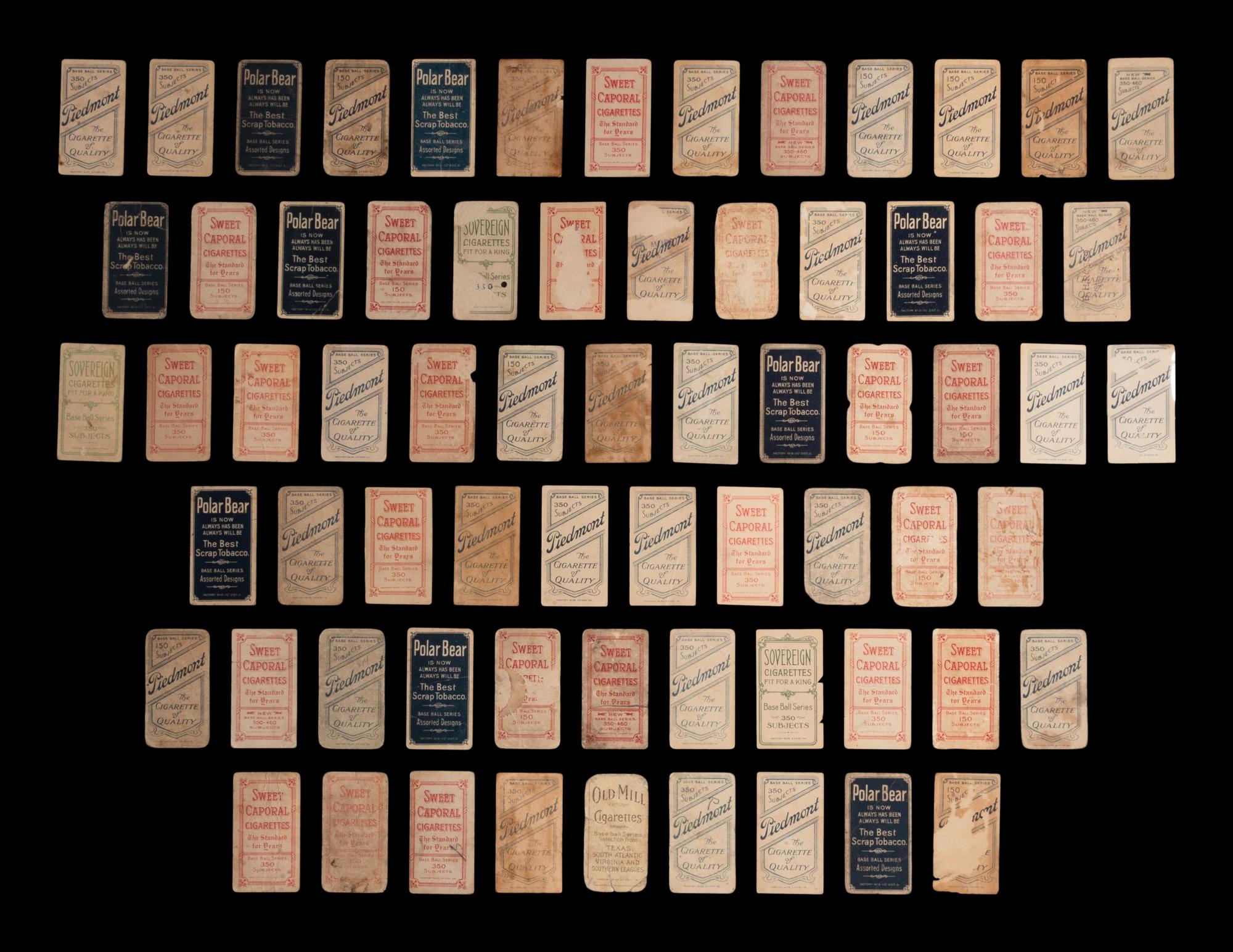 A Collection of Over 350 Assorted T206 Tobacco Baseball Cards