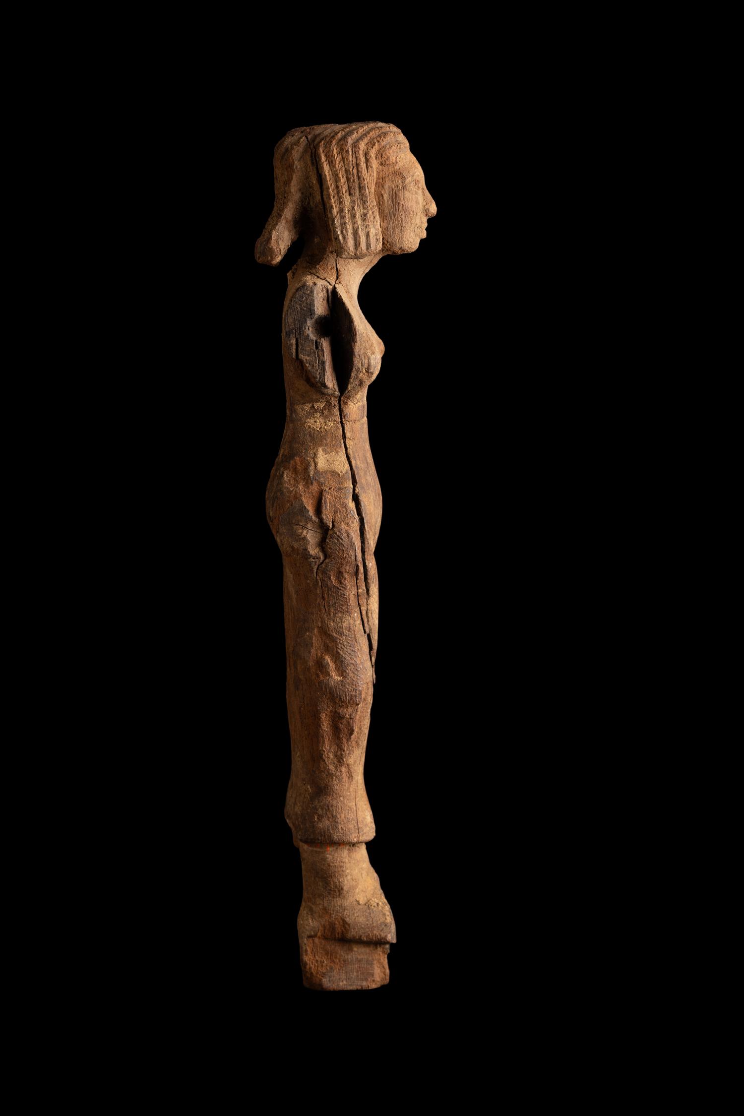 An Egyptian Wood Servant Figure