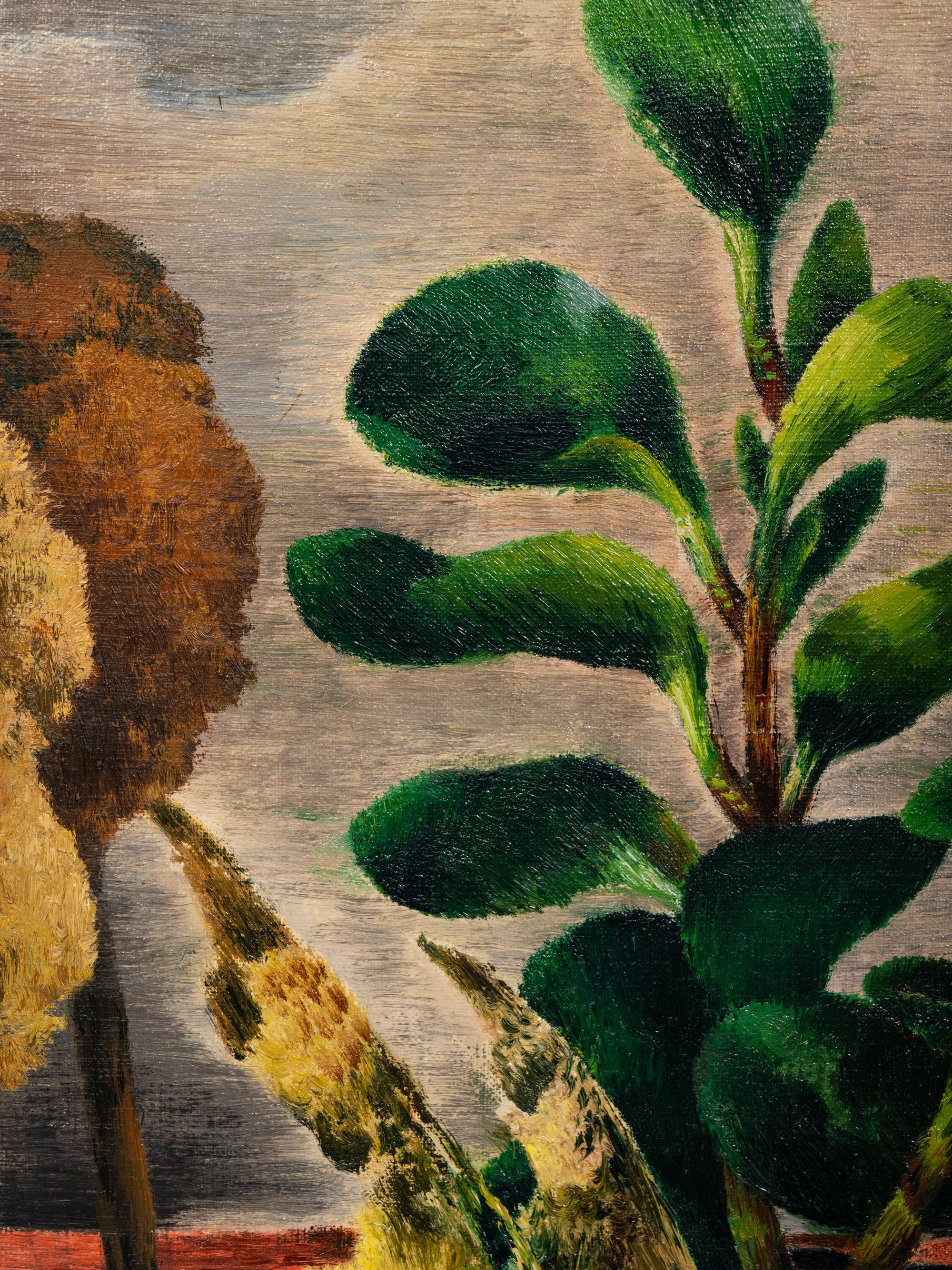 Still Life with Black Hat