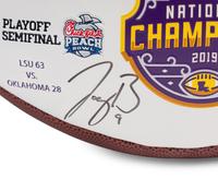 A Joe Burrow Signed Autograph LSU 2020 National Champions Football,