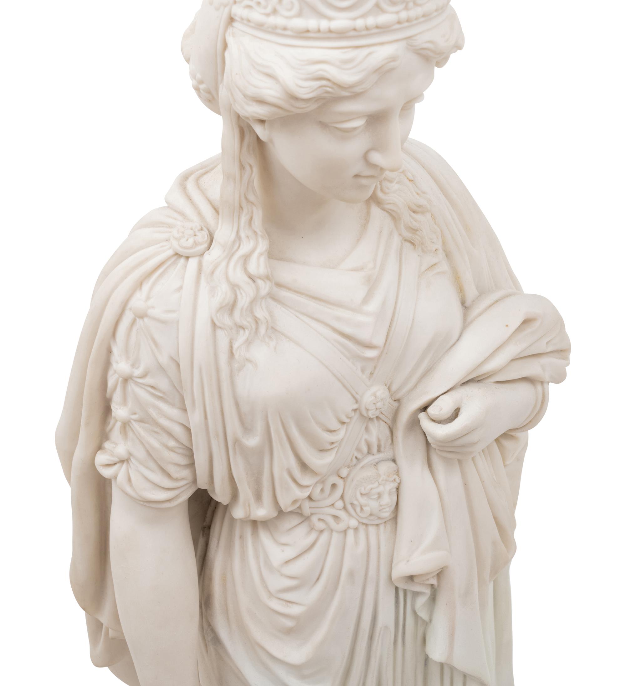 A Parian Ware Figure of Zenobia