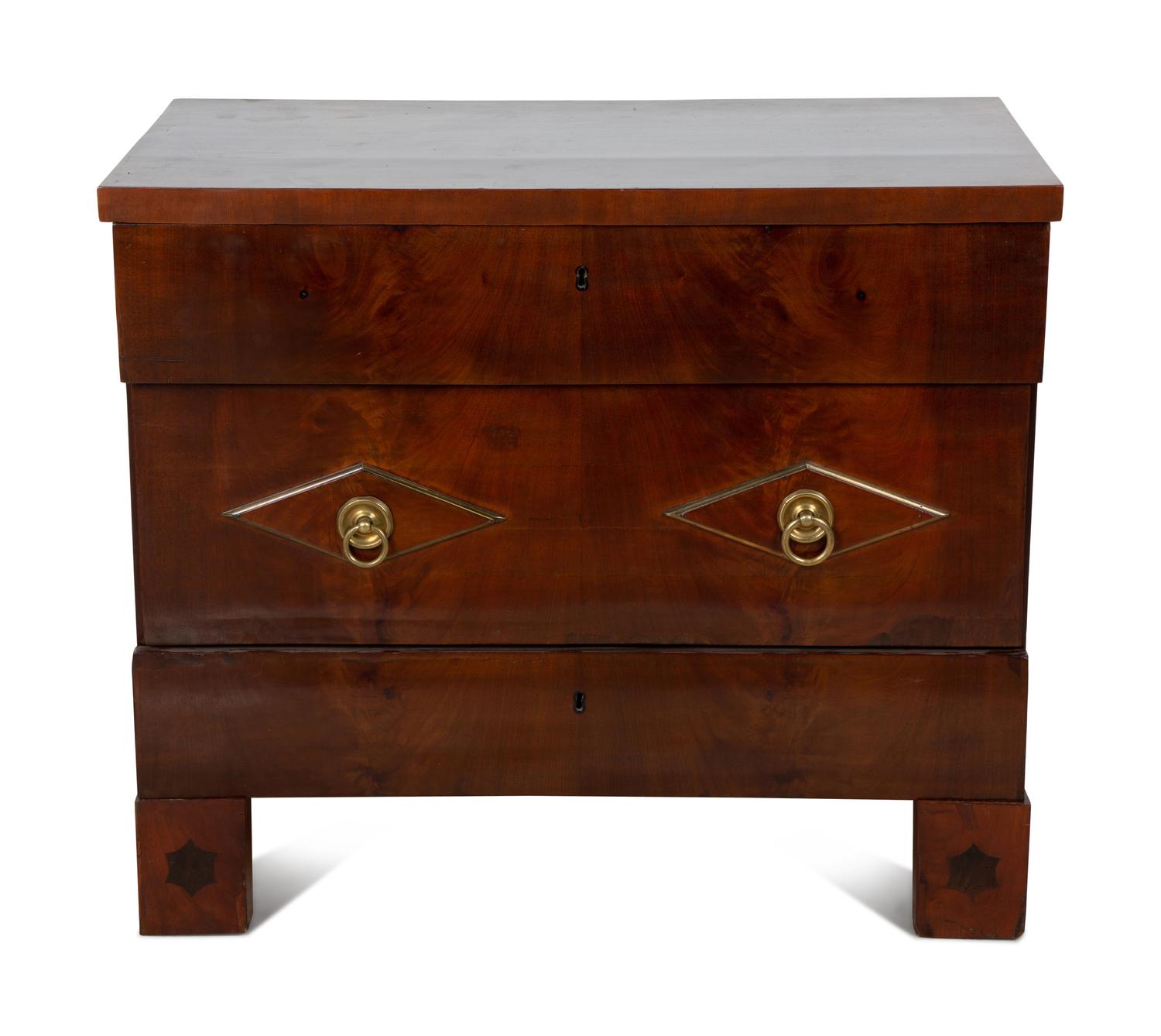 A Continental Neoclassical Mahogany Commode — 19TH CENTURY