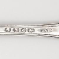An Assembled English Silver King's Pattern Flatware Service
