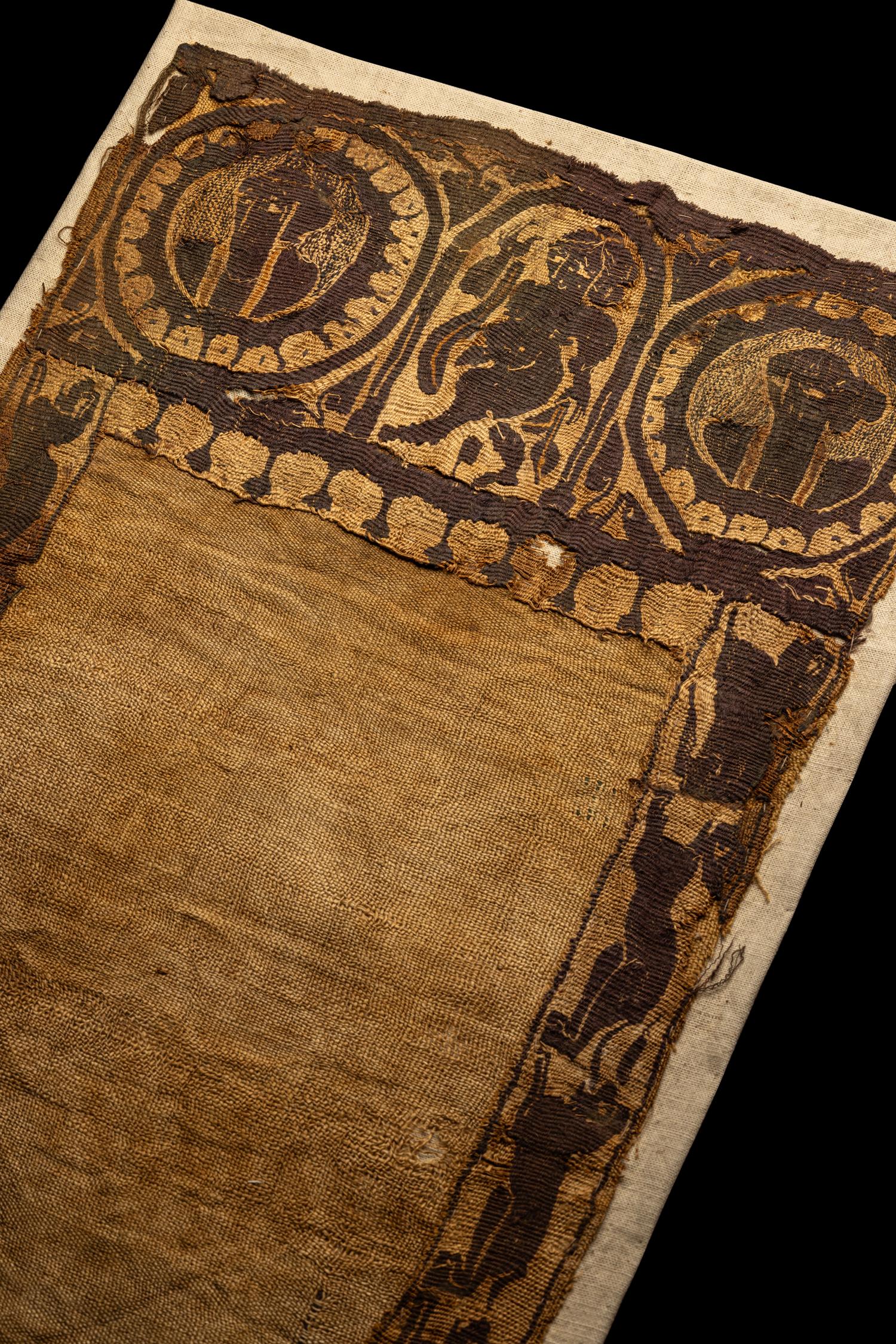 A Coptic Linen and Wool Textile Fragment