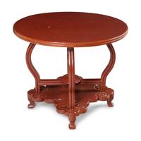 A Chinese Export Red Lacquer Side Table