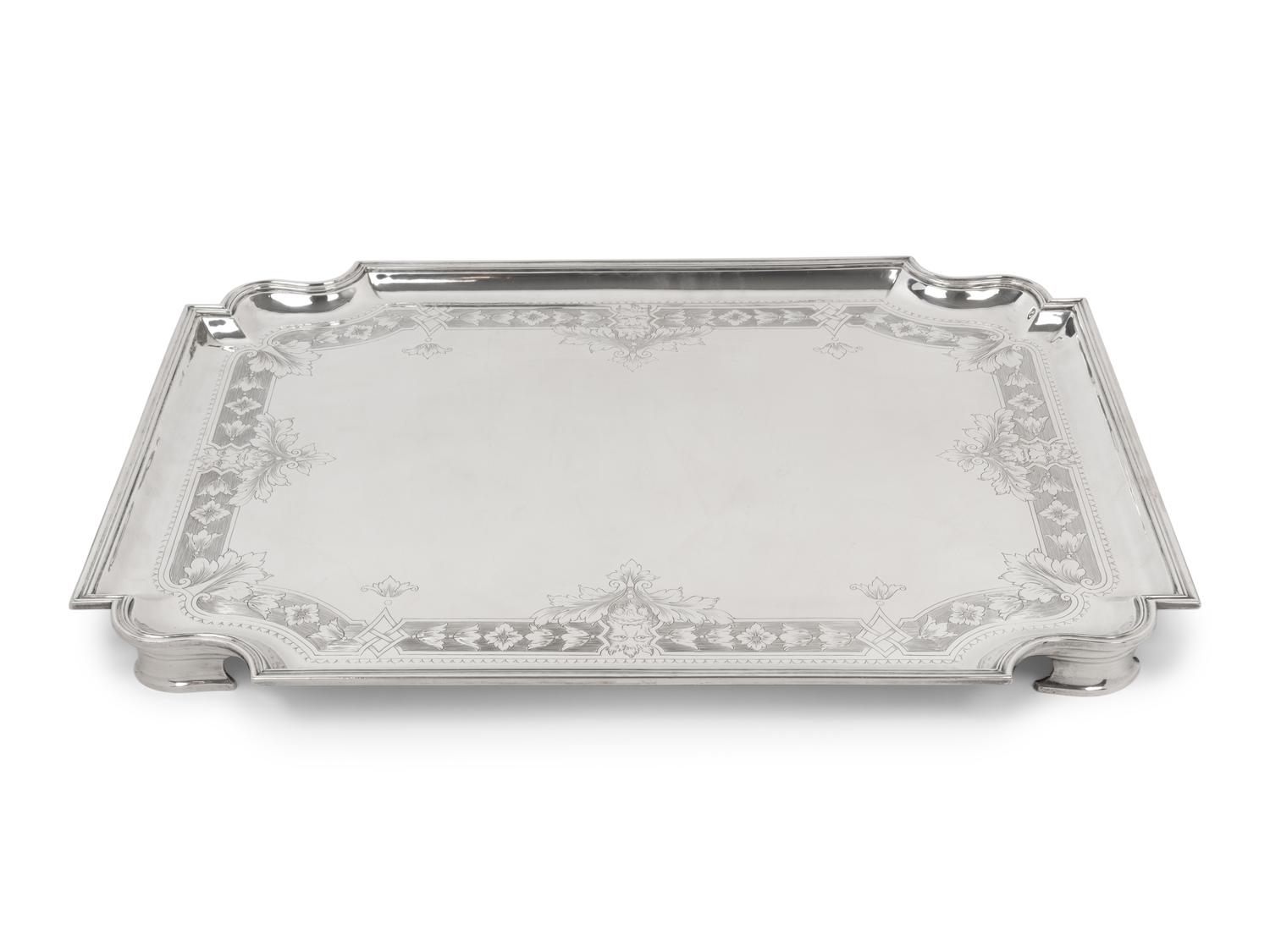 An English Silver Tray