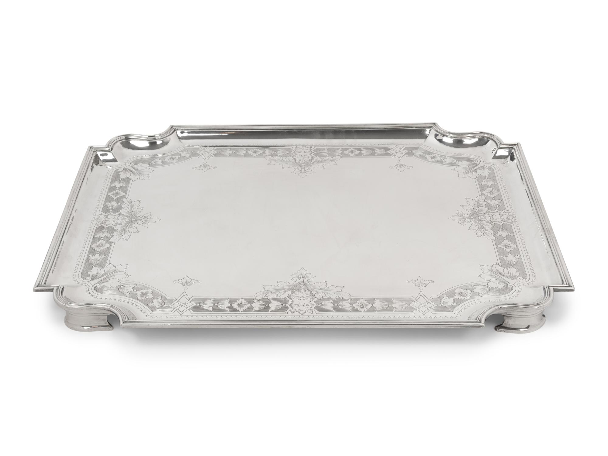 An English Silver Tray