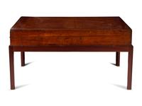 A George III Mahogany Bagatelle Table