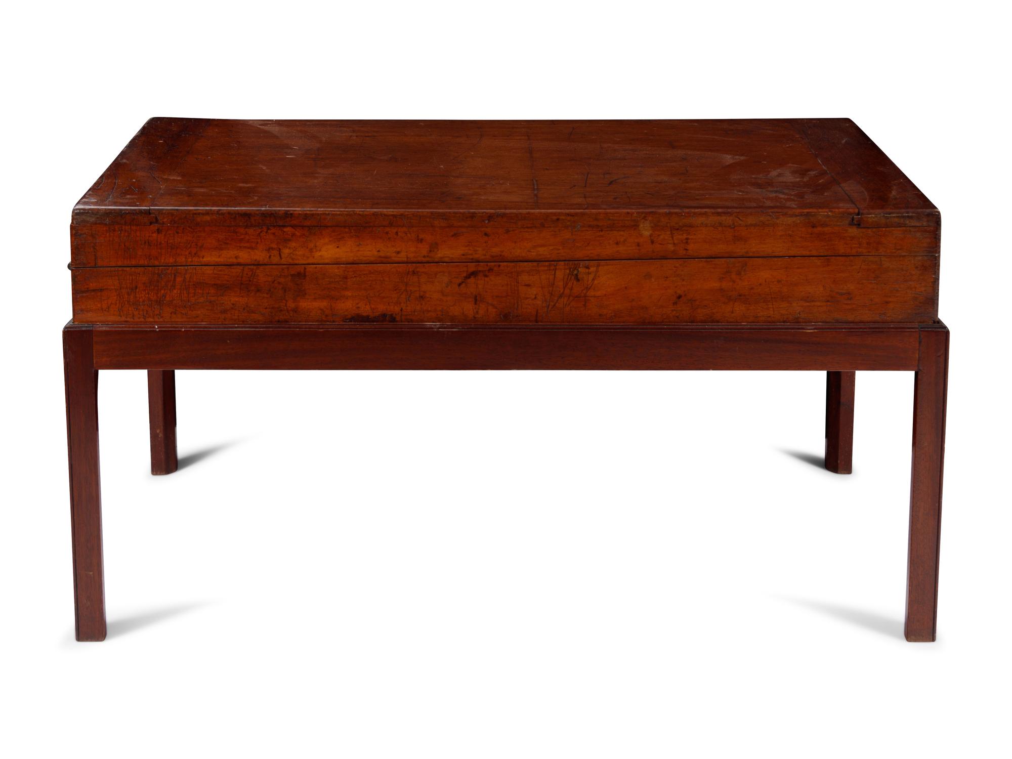 A George III Mahogany Bagatelle Table