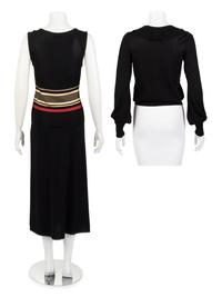 One Sonia Rykiel Three-Piece Ensemble and One Chanel Knit Top, 1990s