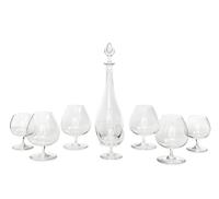A Baccarat Glass Brandy Service