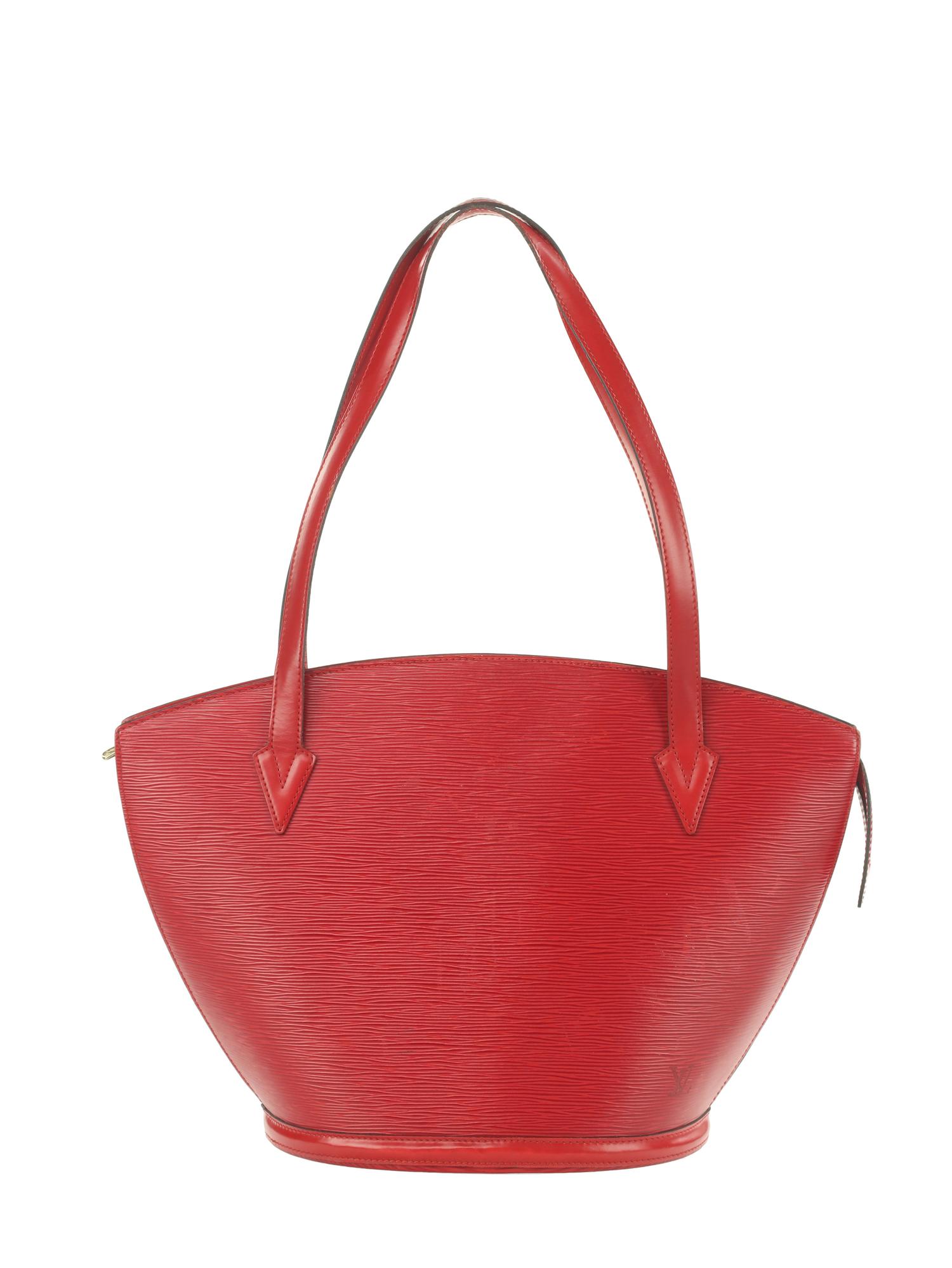 Louis Vuitton Red Epi Leather Saint-Jacques PM Bag