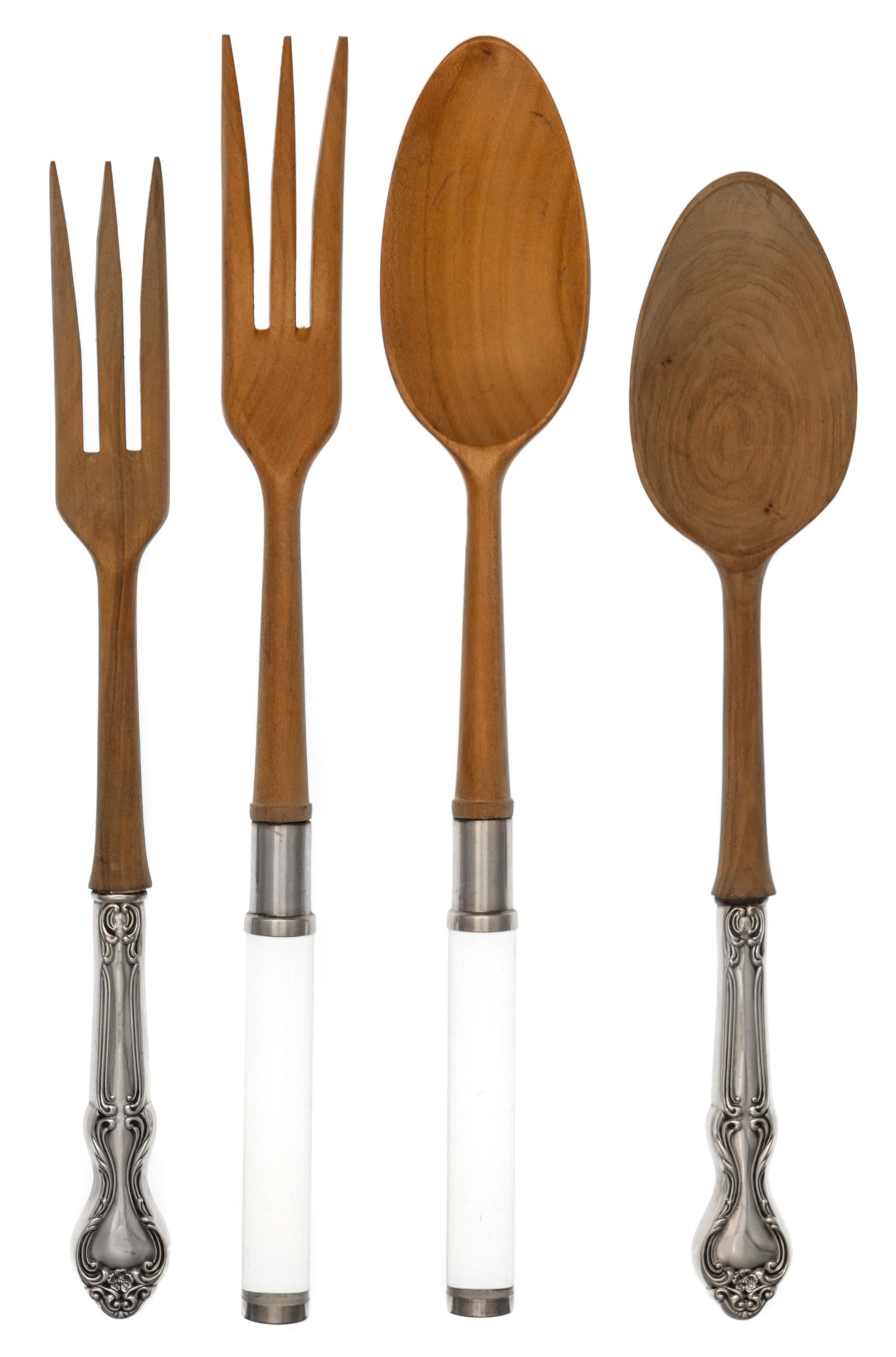A Collection of Silver and Silver-plate Serving Articles, Various Makers, 20th Century, comprising: 3 serving tongs 3 cheese slices 2 b