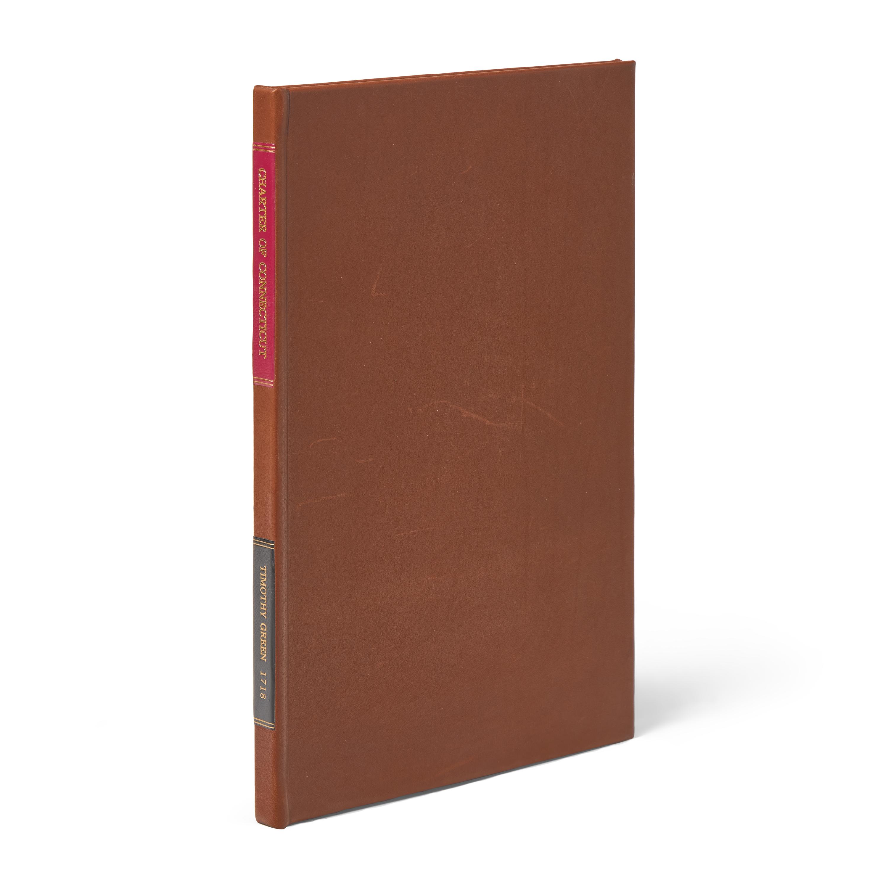 [Colonial America] An Important Work of Connecticut History, Printed by the Pioneering Colonial Printer Timothy Green