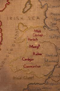 A Needlepoint Map of England