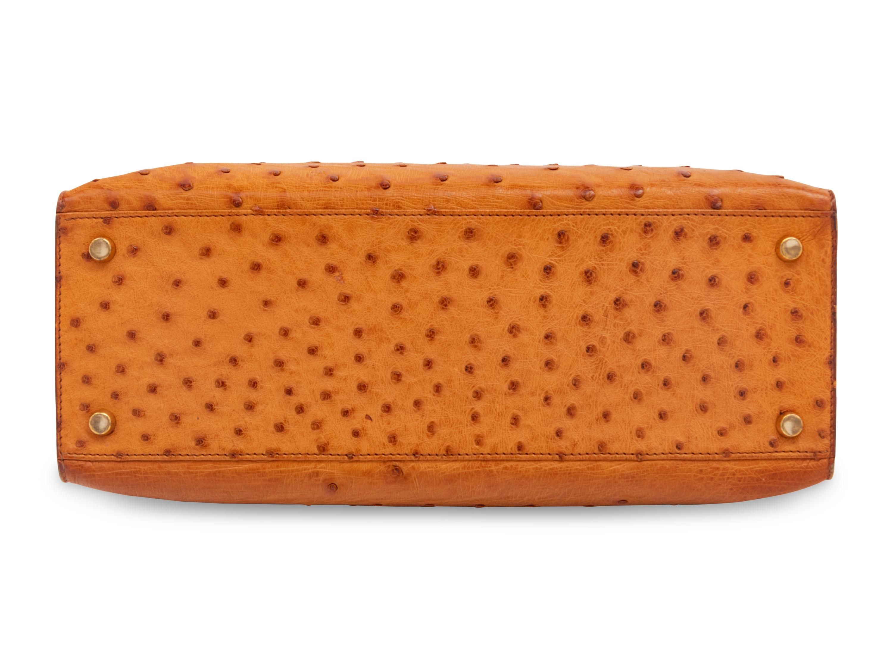 Hermès Ostrich Kelly 32 with Strap