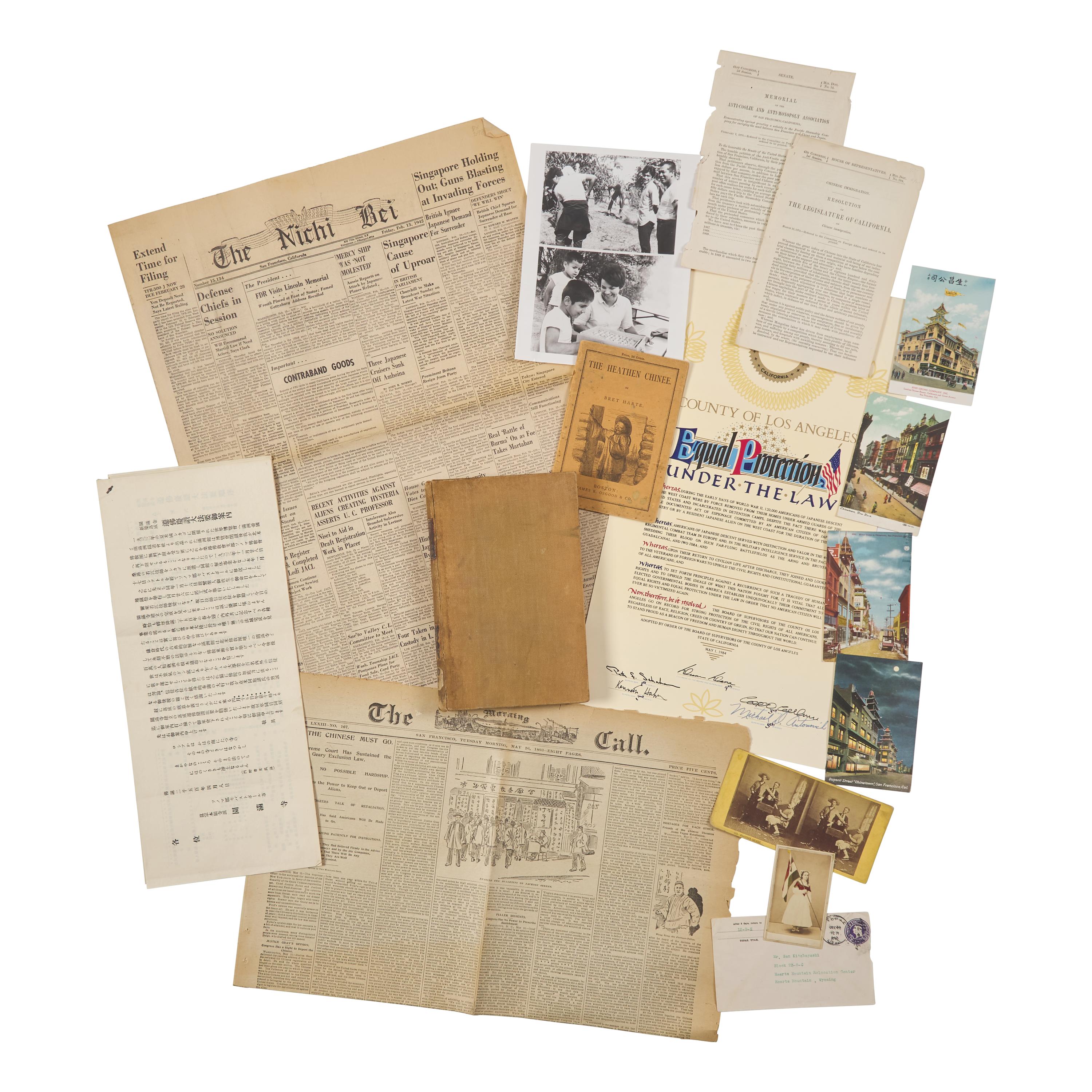 [Immigrants] Group of Items Related to the Asian American Immigrant Experience