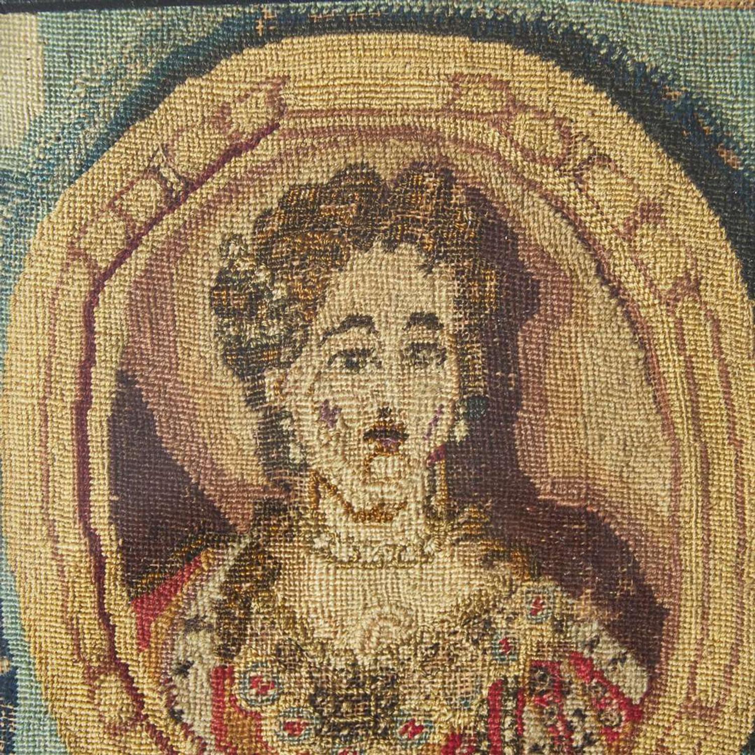 A group of three needleworks 17th / 18th century