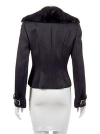 Armani Collezioni Jacket with Fur Trimmed Lapel, 2000's